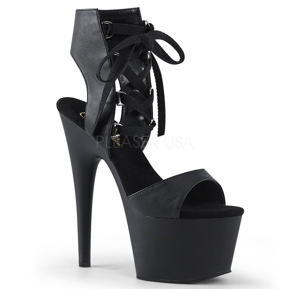 Pleaser - ADORE70014 Sandale à bride à la cheville, Pole dance chaussures - Chaussures de pole dance - Noir Product image